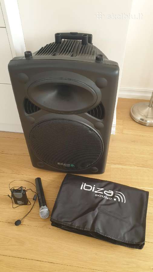 IBIZA SOUND - Enceinte sono 3 voies 15/38cm 700W 8ohms noir