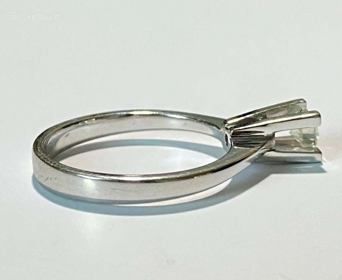 Auksinis žiedas 585 praba 0.23 ct briliantas - nuotraukos Nr. 2