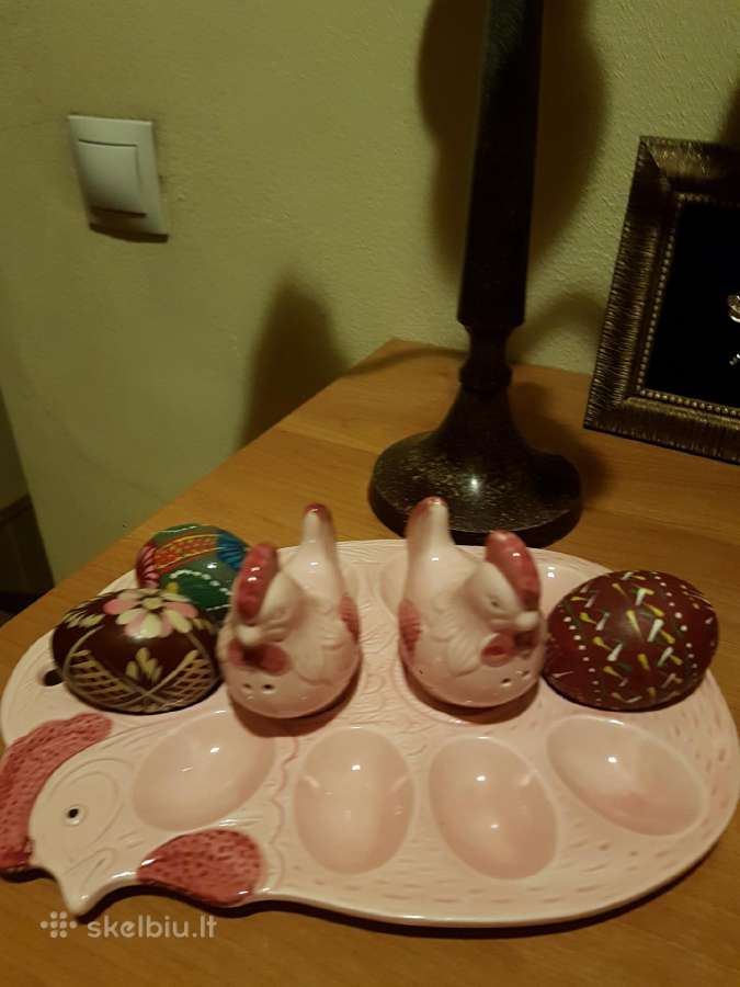 Porceleninis padėkliukas velykiniams kiaušiniams - nuotraukos Nr. 2