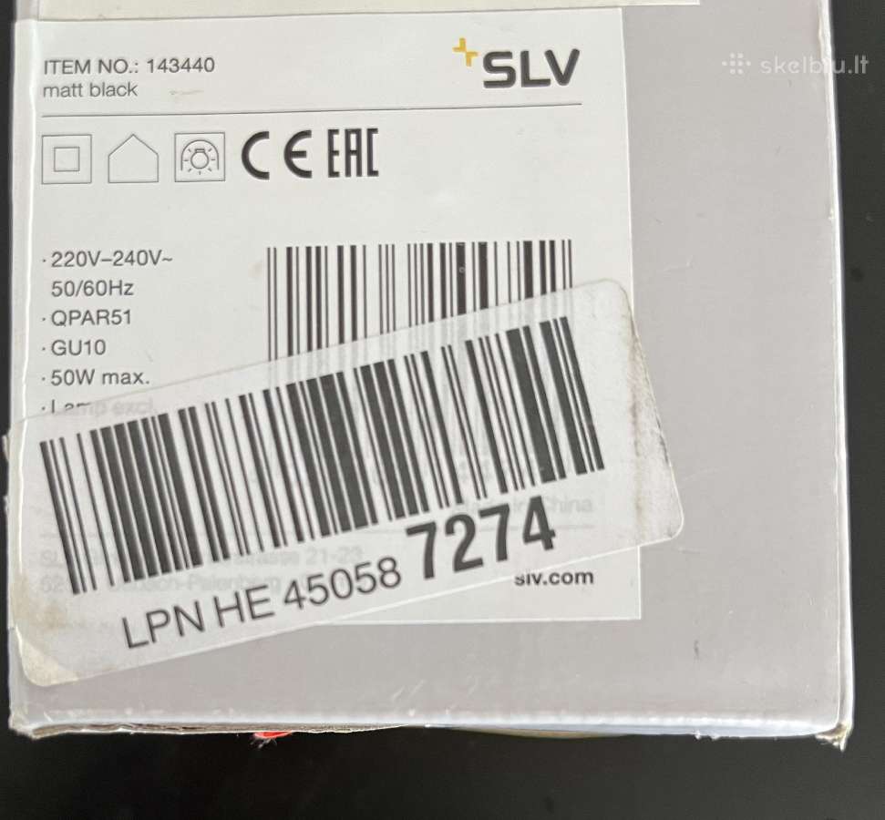 Šviestuvas Slv 143440 Bima vienfaziam bėgeliui - nuotraukos Nr. 5