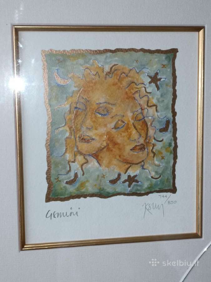 2 vnt. Kelly Jane Litografijos su sertifikatais - nuotraukos Nr. 7