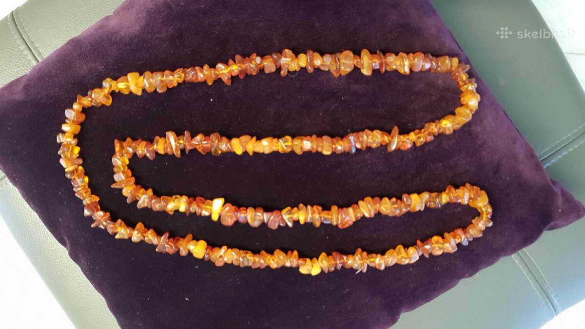 Gintaro karoliai, kaina nuo 50-150eur - nuotraukos Nr. 4