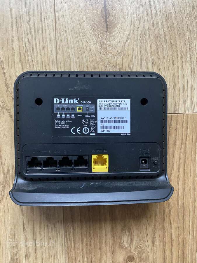 D-link Dir-300 maršrutizatorius - nuotraukos Nr. 2