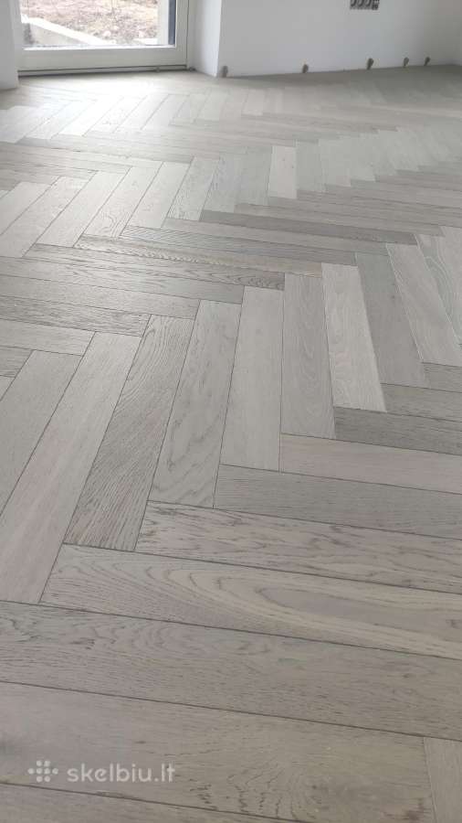 Parketo šlifavimas, grindų šlifavimas, montavimas. - nuotraukos Nr. 24