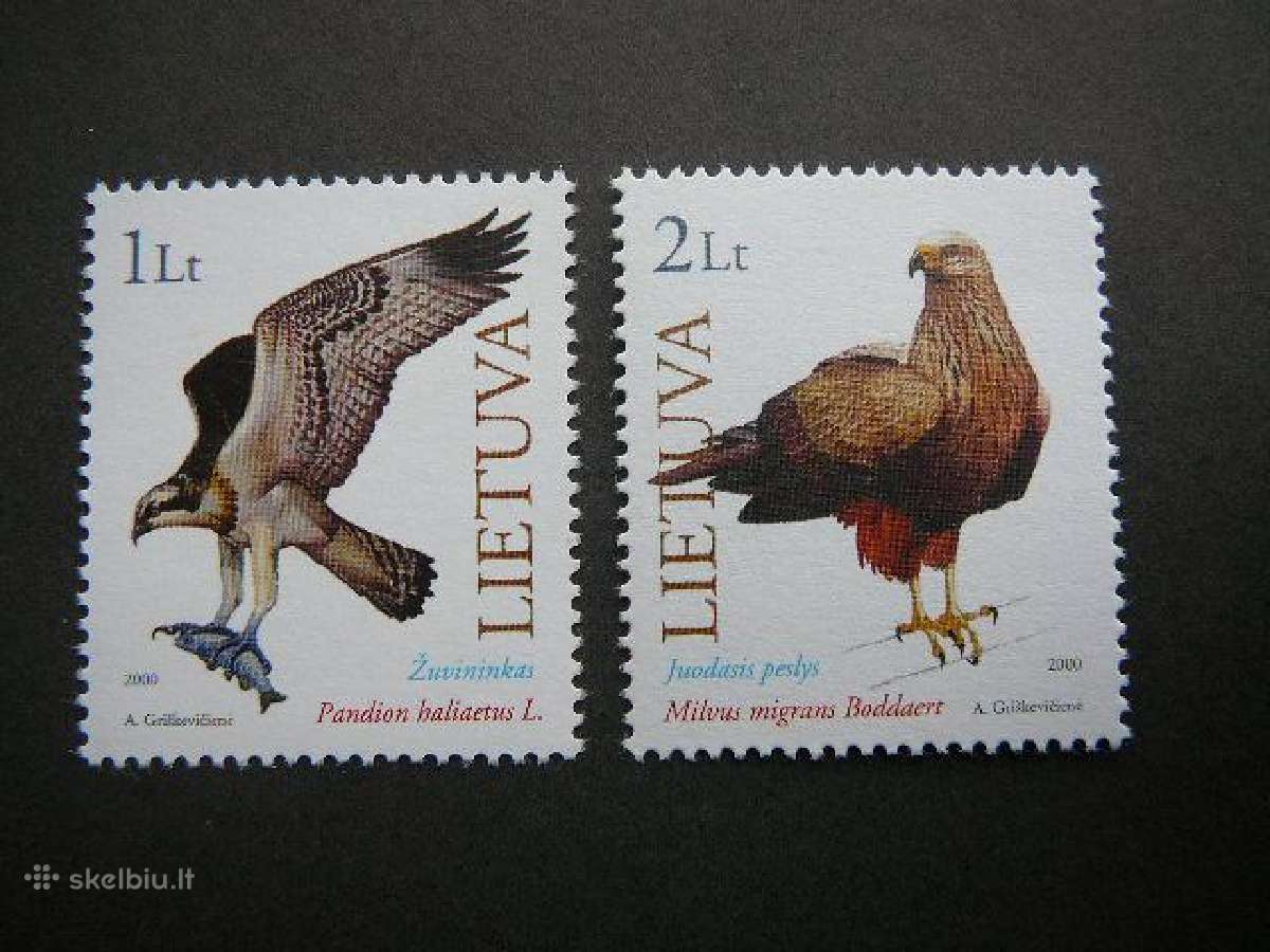 Lietuva 2000 Pauksciai svarus lit731/2s