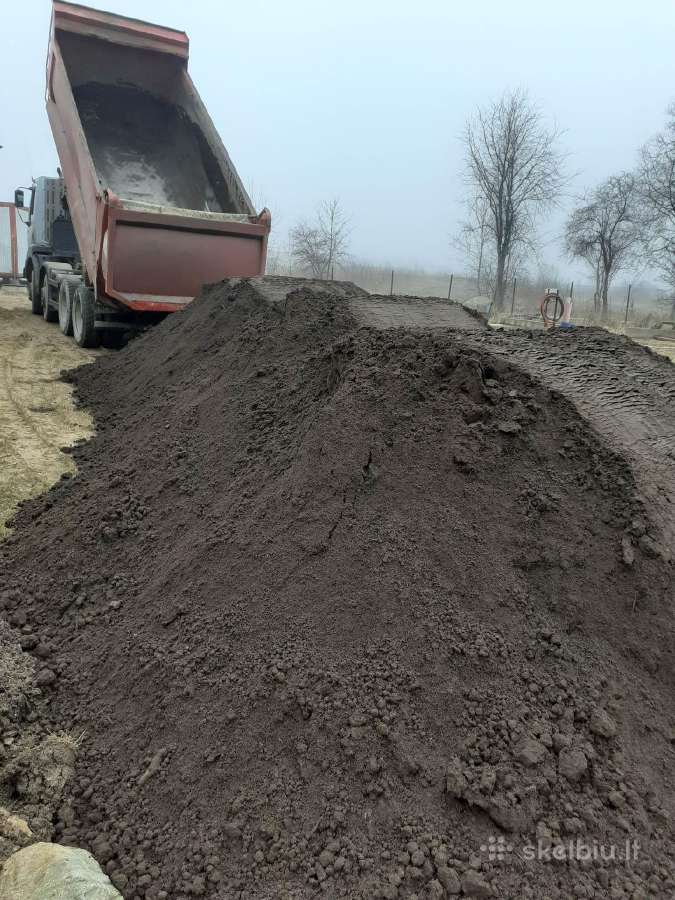 Smėlis žvyras juodžemis ir kitos birios medžiagos - nuotraukos Nr. 2