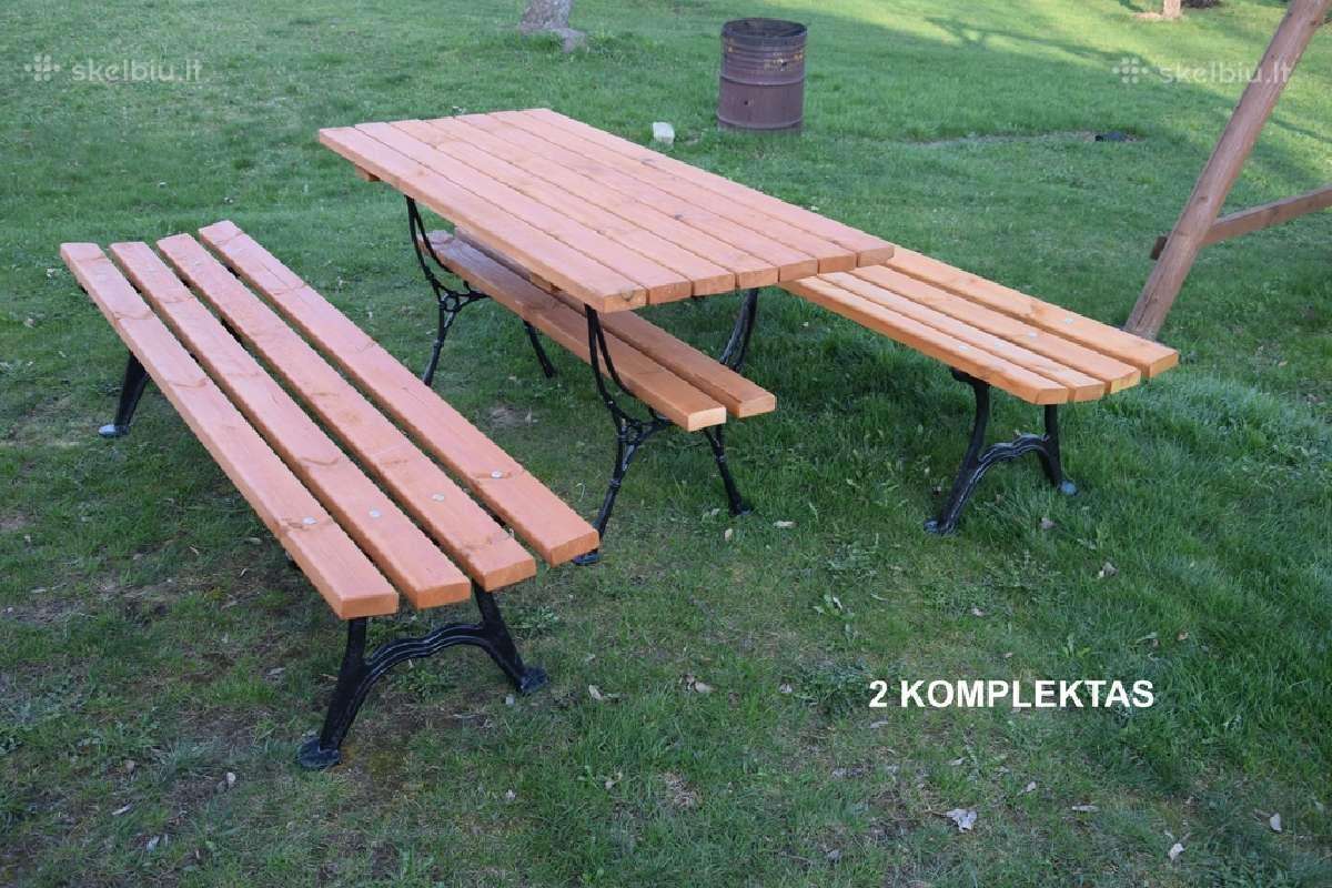 Lauko baldai: Stalai, suolai, suoliukai - nuotraukos Nr. 17