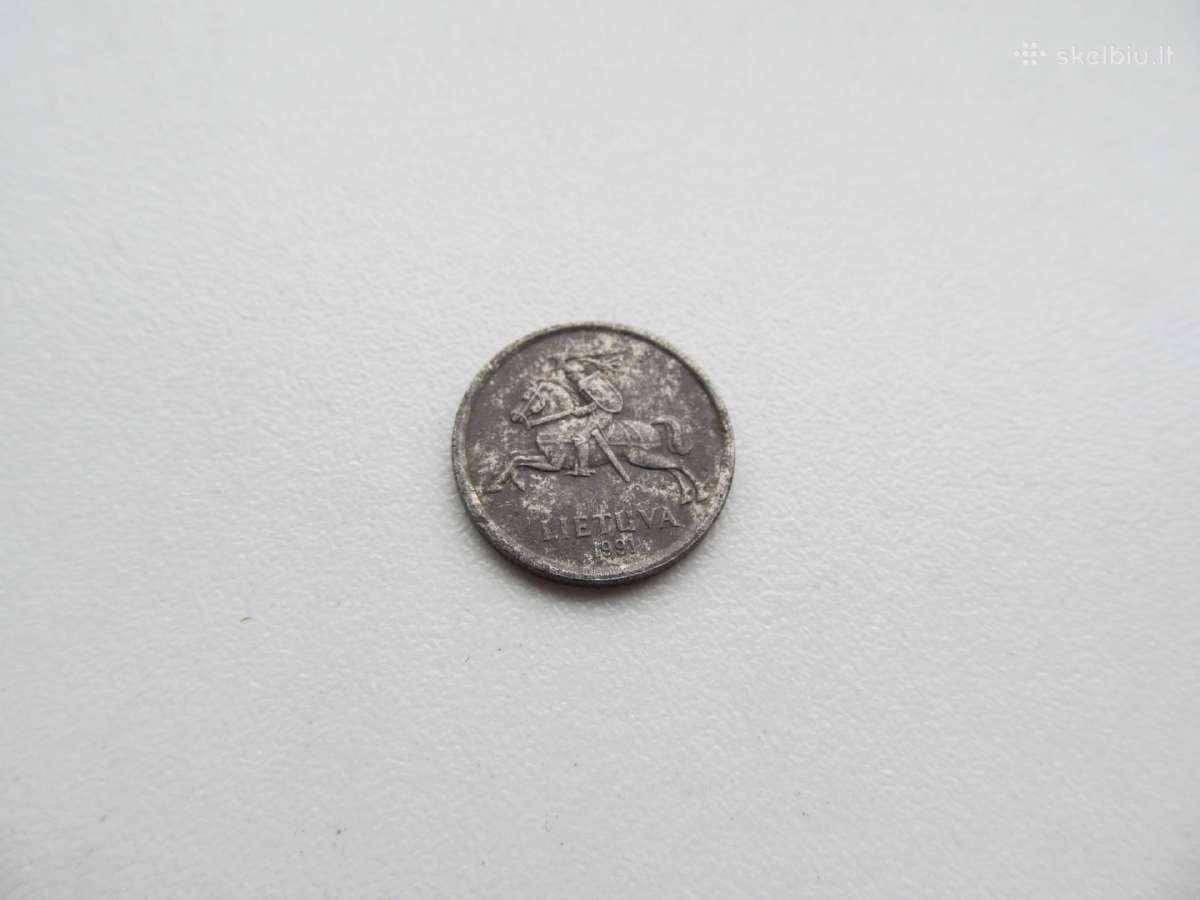1 litas , Lietuva , 1991 - nuotraukos Nr. 2