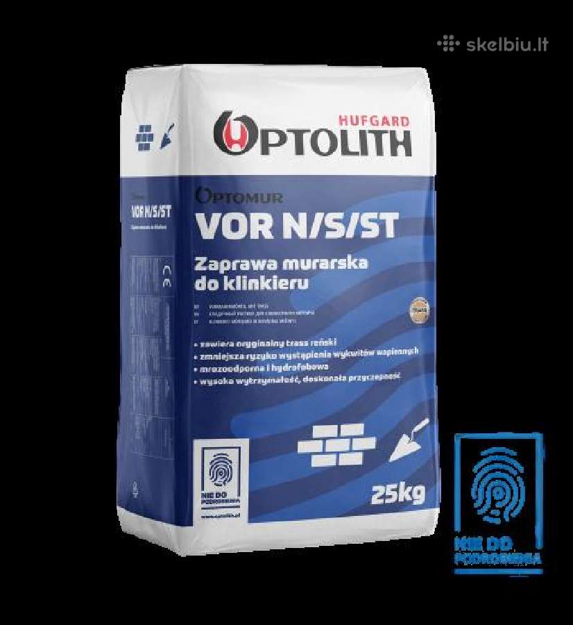 Optomur klinkerio mūro ir rievėjimo mišinys - nuotraukos Nr. 10