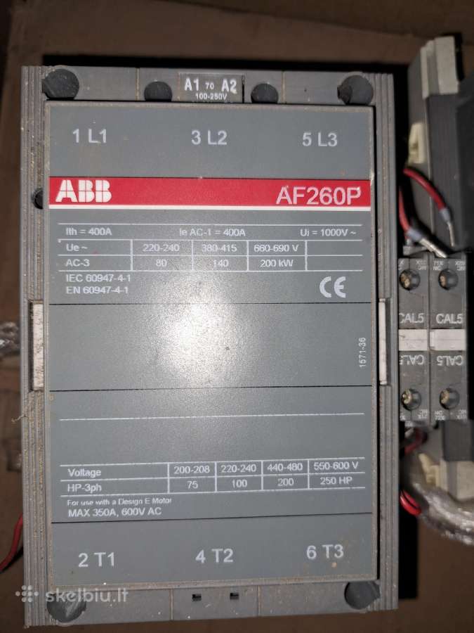 Abb kontaktorius - nuotraukos Nr. 4