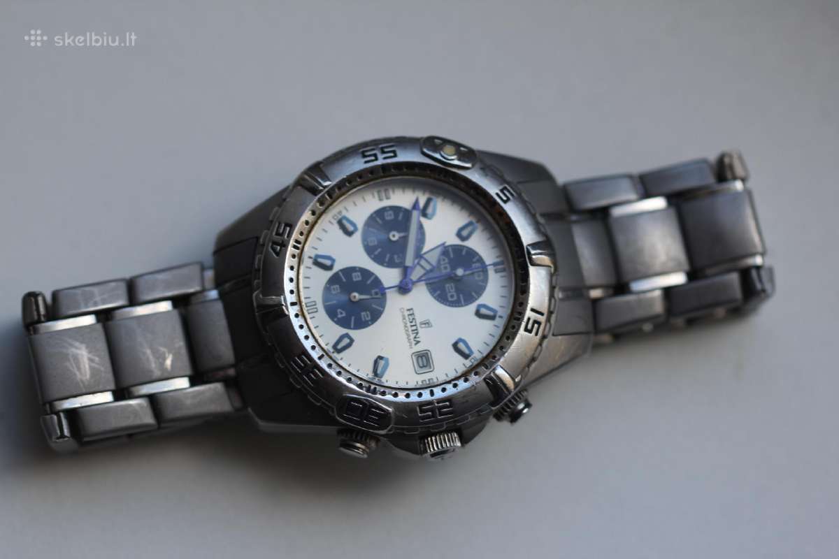 Festina chronograph originalus vyriskas - nuotraukos Nr. 4