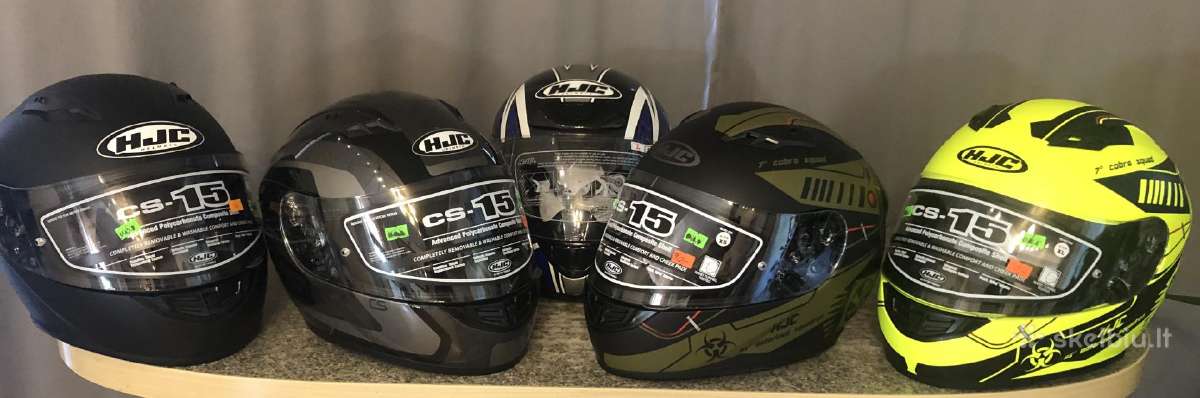 Uždaro tipo moto šalmai Caberg,hjc - nuotraukos Nr. 2