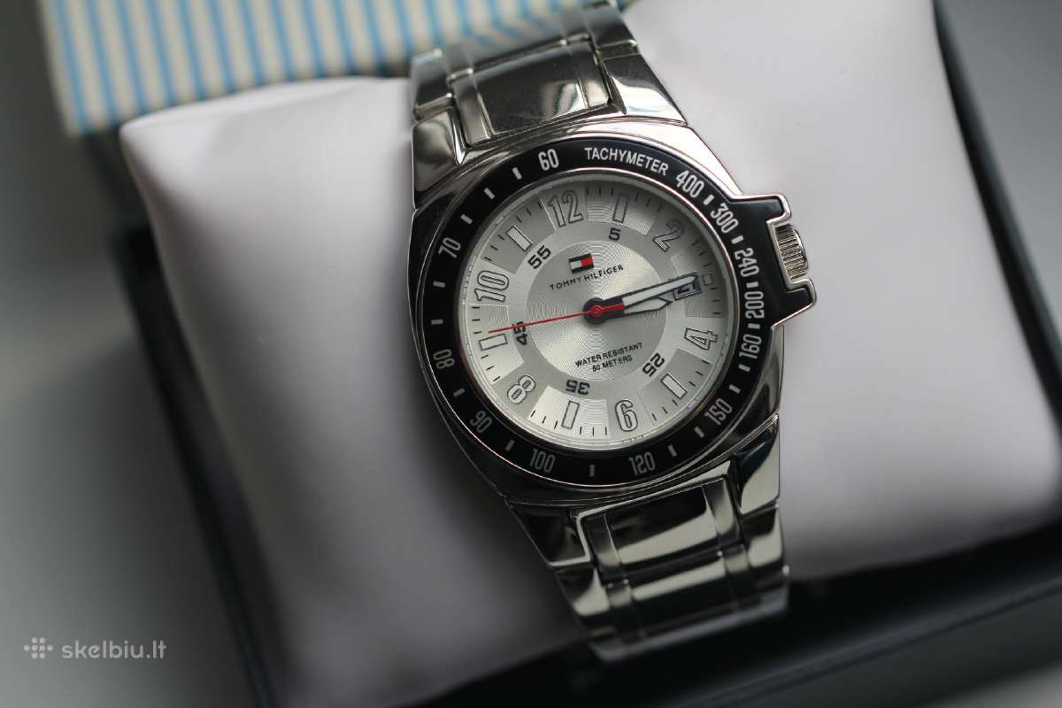 Tommy Hilfiger watches originalus pilnas kompl