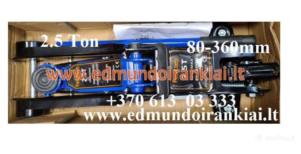 Domkratas hidraulinis su ratukais 2,5 ton, 3 ton - nuotraukos Nr. 6