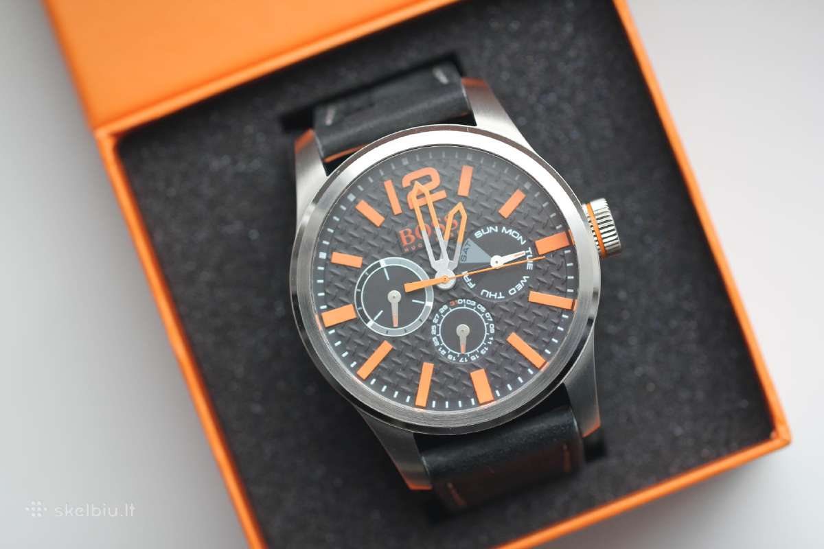 Hugo Boss orange originalus vyr.laikrodis - nuotraukos Nr. 3