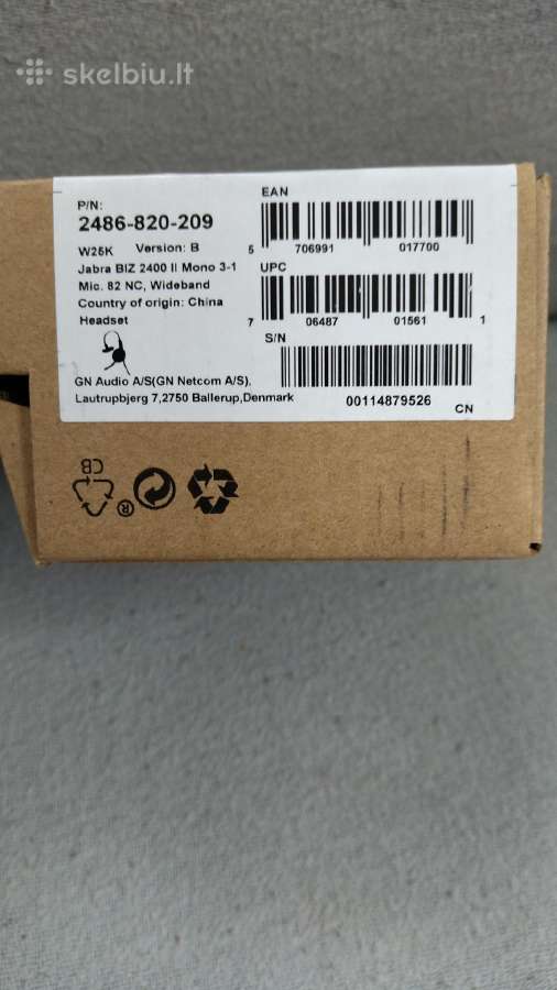 Jabra Biz 2400 II Mono, 3-1. 2486-820-209 - nuotraukos Nr. 2