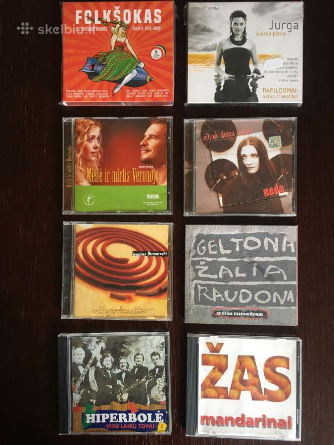8 lietuviški CD