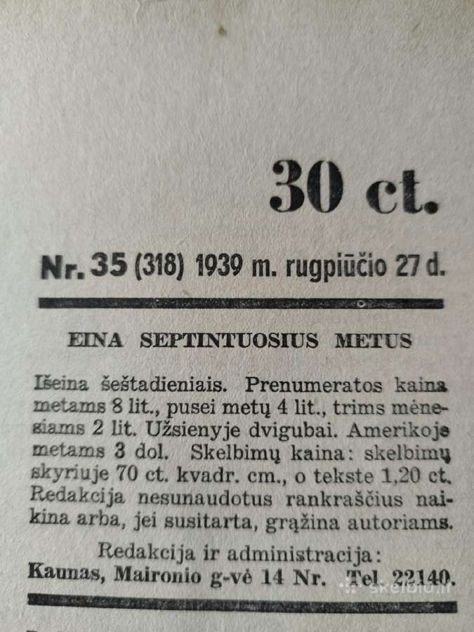 Karo ir tarpukario numeriai - nuotraukos Nr. 7