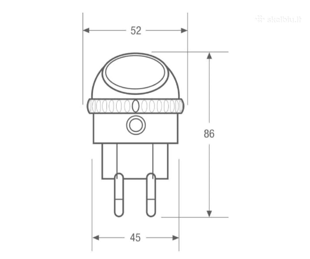 LED naktinė Lemputė Osram Lunetta LED 0.45w - nuotraukos Nr. 5