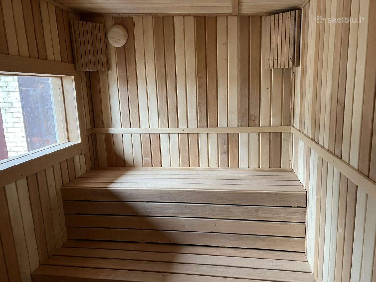 Karkasinė pirtis 3x6m - nuotraukos Nr. 15