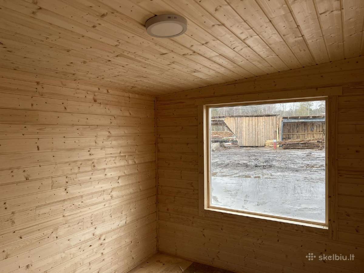 Karkasinė pirtis 3x6m - nuotraukos Nr. 17