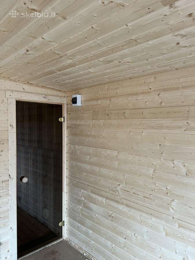 Karkasinė pirtis 3x6m - nuotraukos Nr. 9