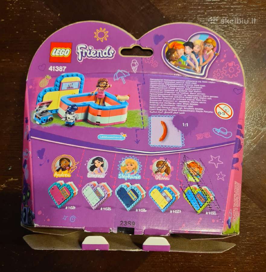 Lego 41387 Olivia's Summer Heart Box - nuotraukos Nr. 2