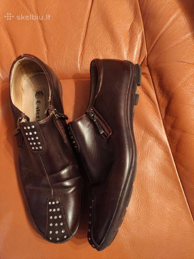 Bordo spalvos bateliai 34 dydis - nuotraukos Nr. 4