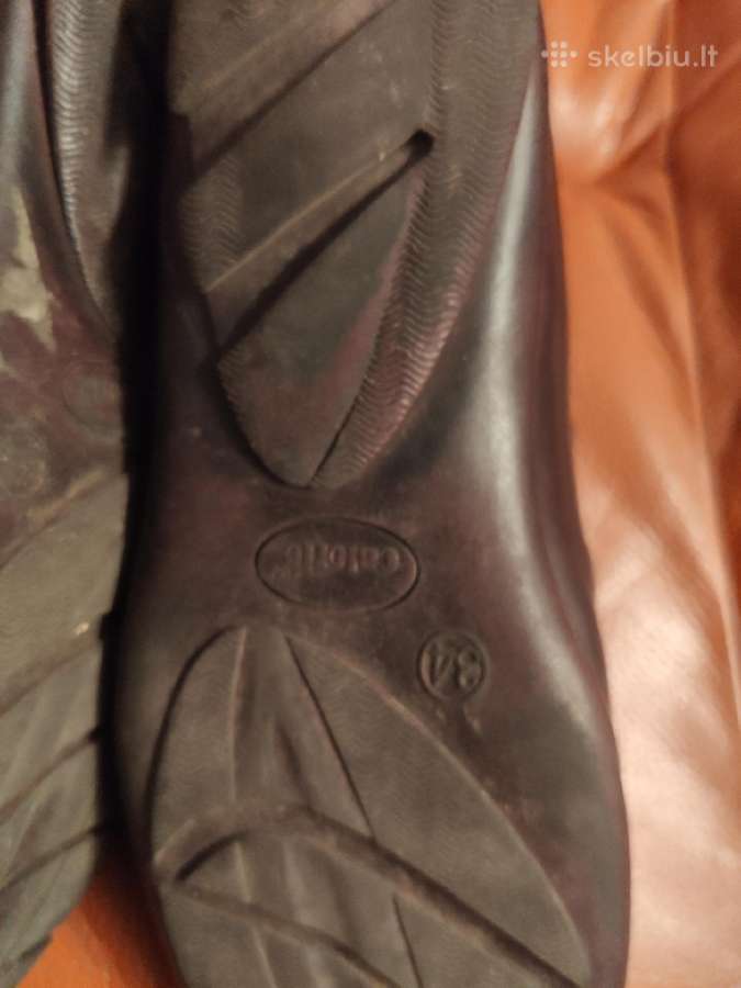 Bordo spalvos bateliai 34 dydis - nuotraukos Nr. 6