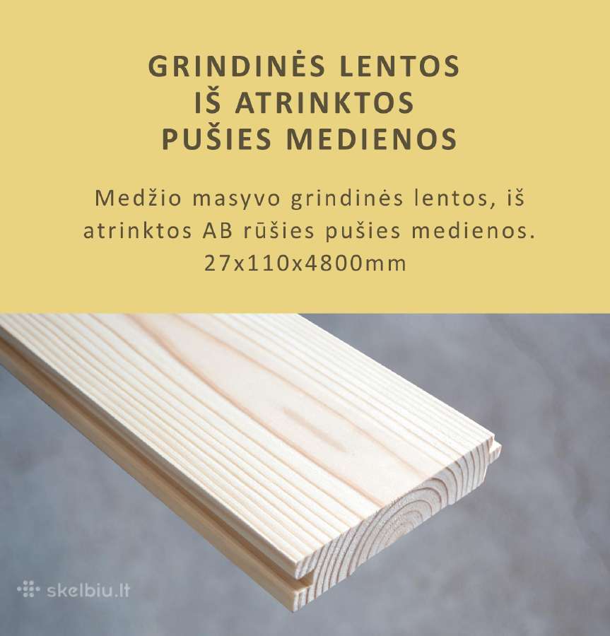 Pirties mediena, vidaus dailylentės, tašai ir kita - nuotraukos Nr. 12