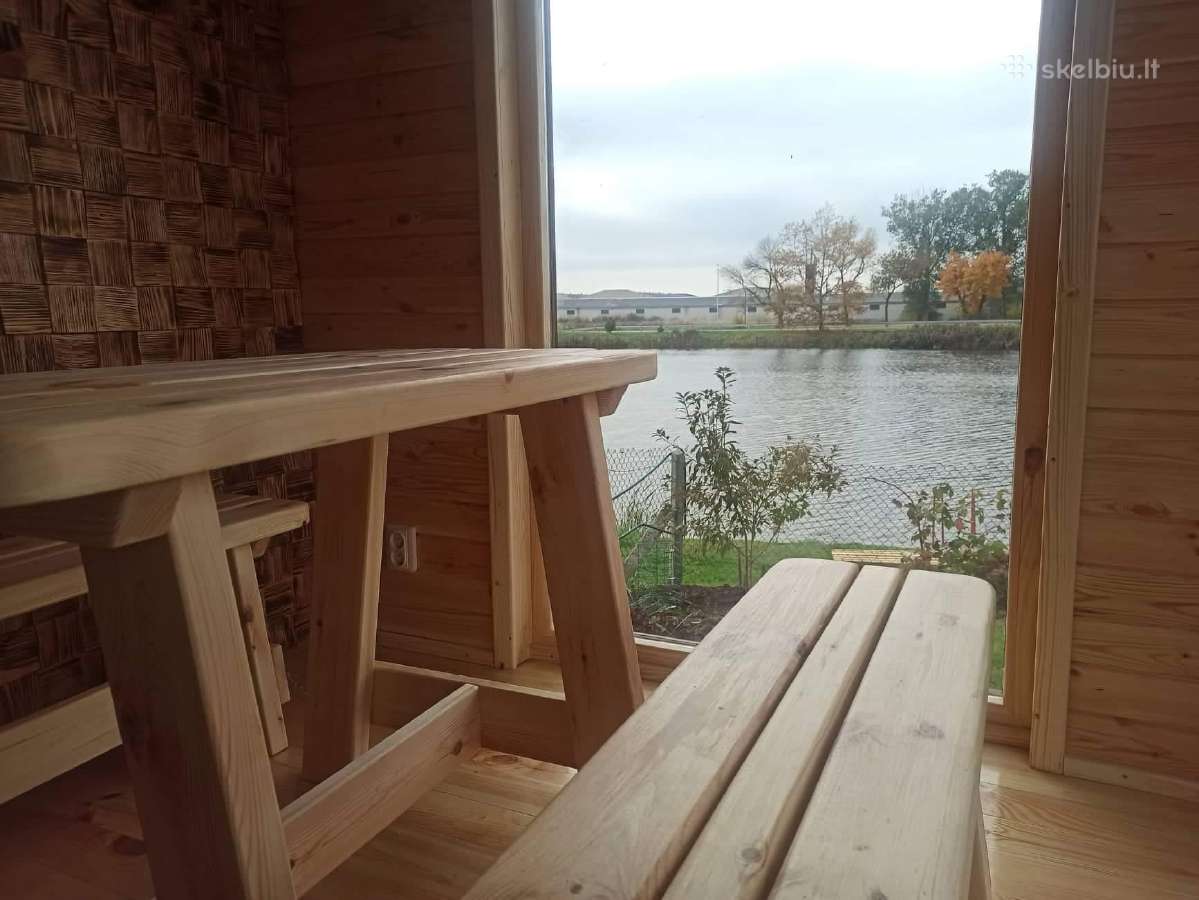 Pilnai įrengta apšiltinta karkasinė pirtis su dušu - nuotraukos Nr. 21