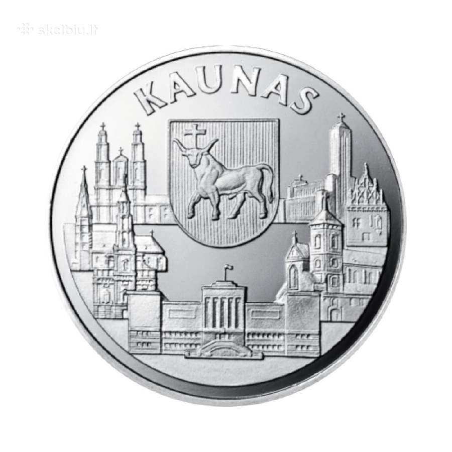 10 litų moneta Kaunas, Lietuva 1999