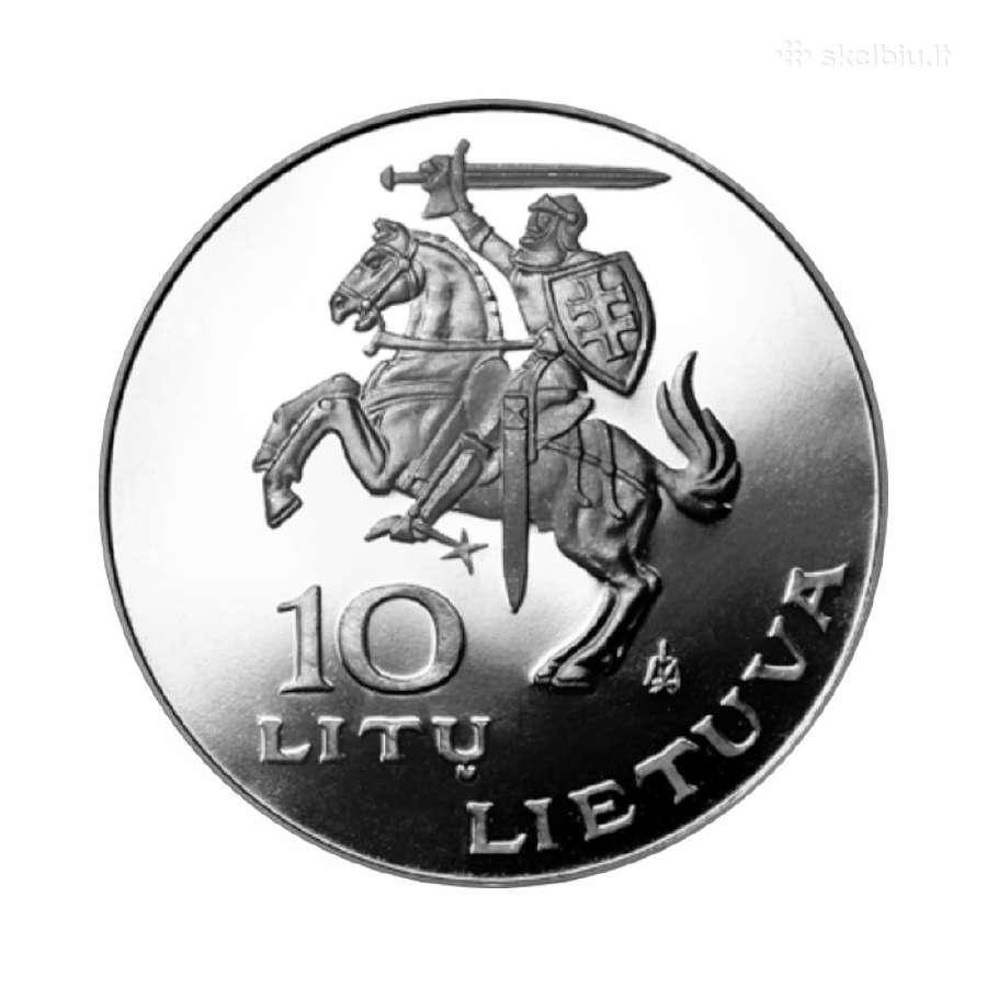 10 litų moneta pasaulio lietuvių dainų šventė. - nuotraukos Nr. 2