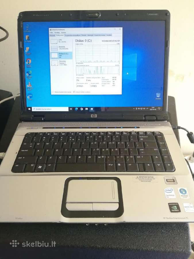 Nešiojamas kompiuteris Hp Pavilion dv600 su pakrov