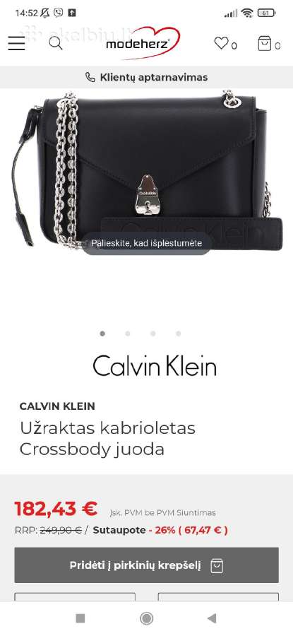 Calvin Klein rankine - nuotraukos Nr. 8