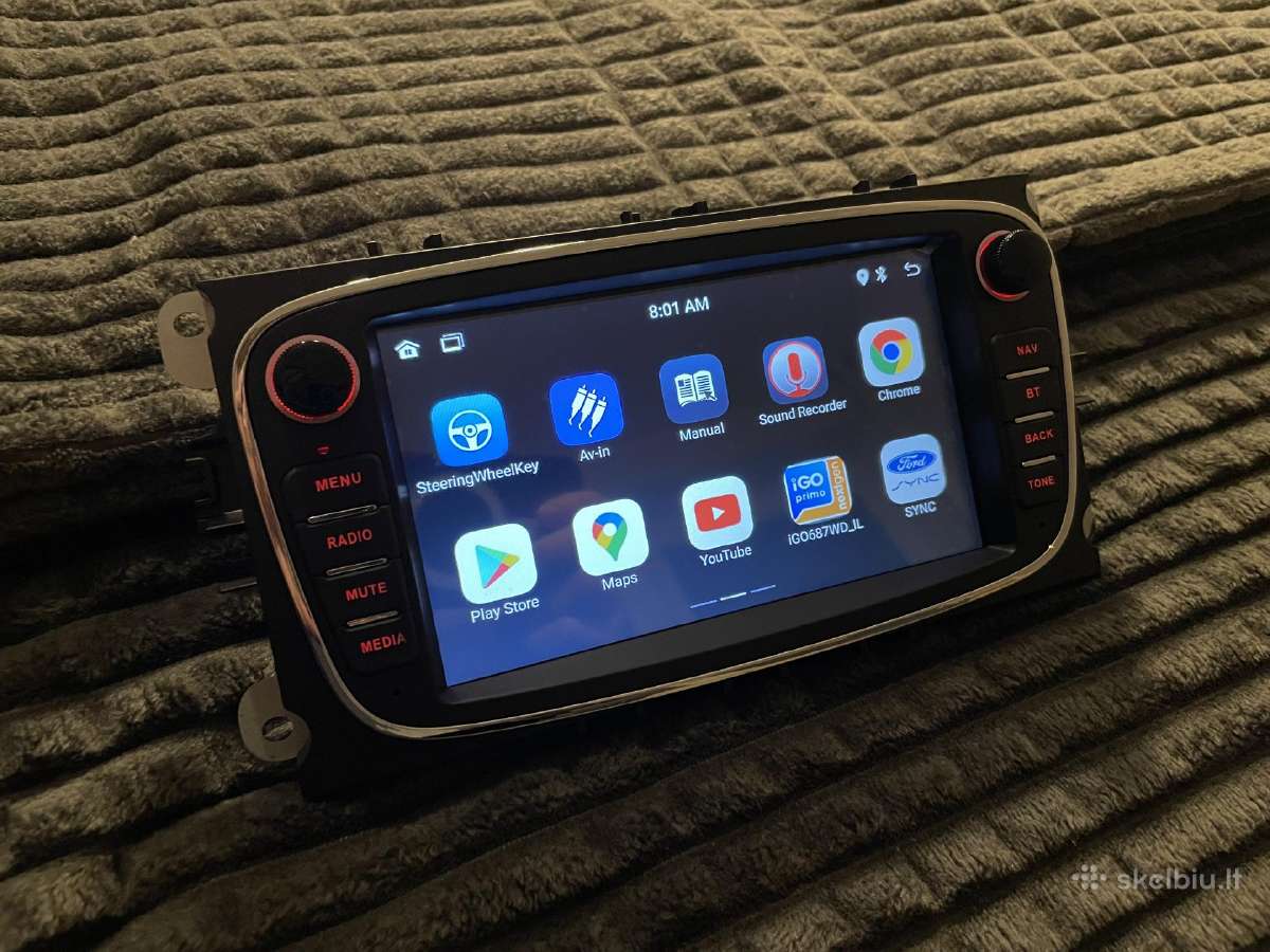 Ford Android 2gb RAM Multimedia Dvi Spalvos Liečia - nuotraukos Nr. 7