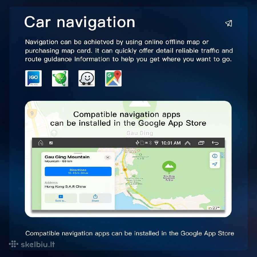 Mercedes E klasė android Carplay Androidauto - nuotraukos Nr. 9