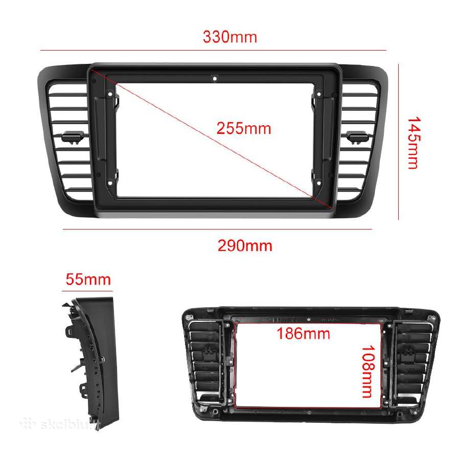 Subaru Legacy 2003-2009 android multimedija - nuotraukos Nr. 3