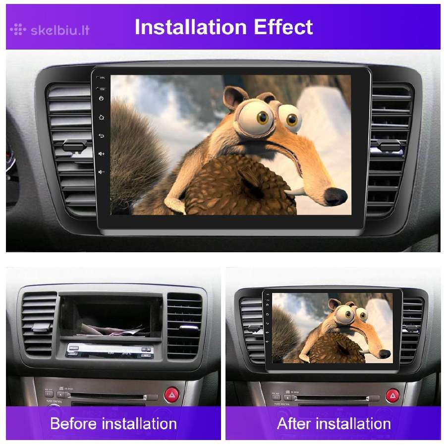 Subaru Legacy 2003-2009 android multimedija - nuotraukos Nr. 4
