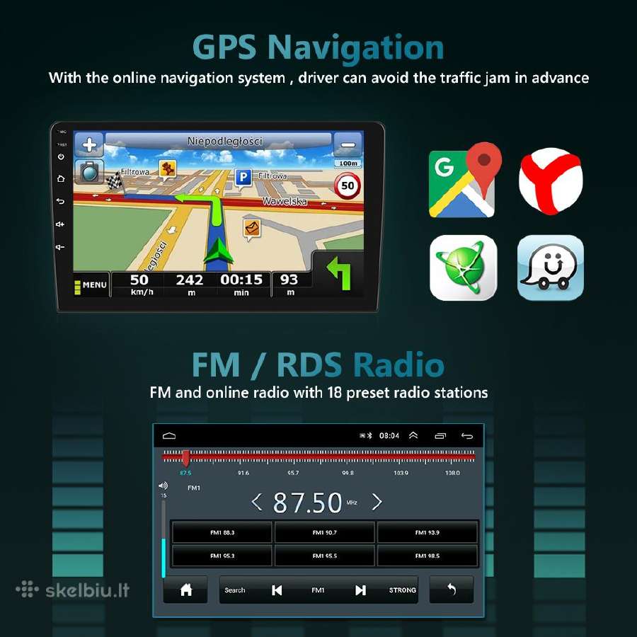 Subaru Legacy 2003-2009 android multimedija - nuotraukos Nr. 20