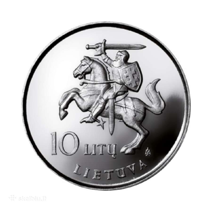 10 litų moneta Darius ir Girėnas - nuotraukos Nr. 2