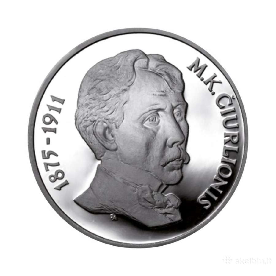50 litų M. K. Čiurlionio gimimo 120-osios metinės