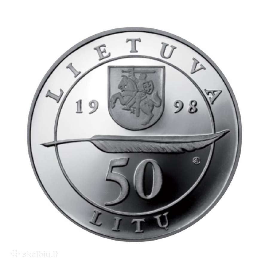 50 litų Adomo Mickevičiaus gimimo 200-ioms metinės - nuotraukos Nr. 2