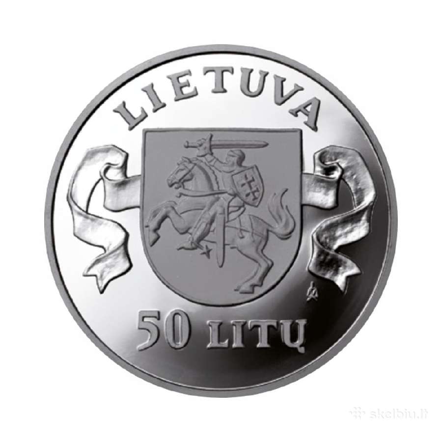 50 litų moneta, 1991m. sausio 13-ajai paminėti - nuotraukos Nr. 2