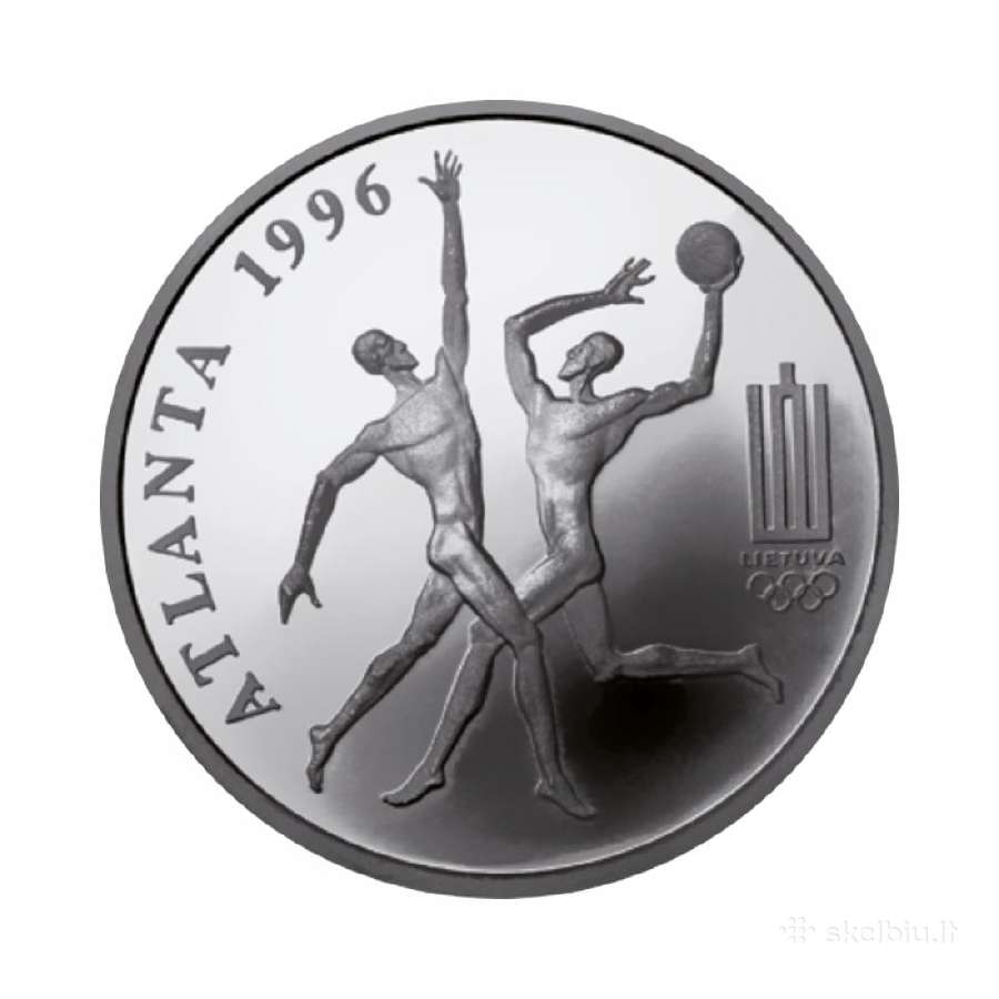 50 litų moneta Xxvi olimpinės žaidynės Atlantoje