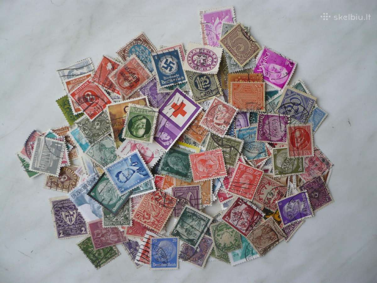 Skirtingu pašto ženklu rinkinys Nr14 , viso 500vnt