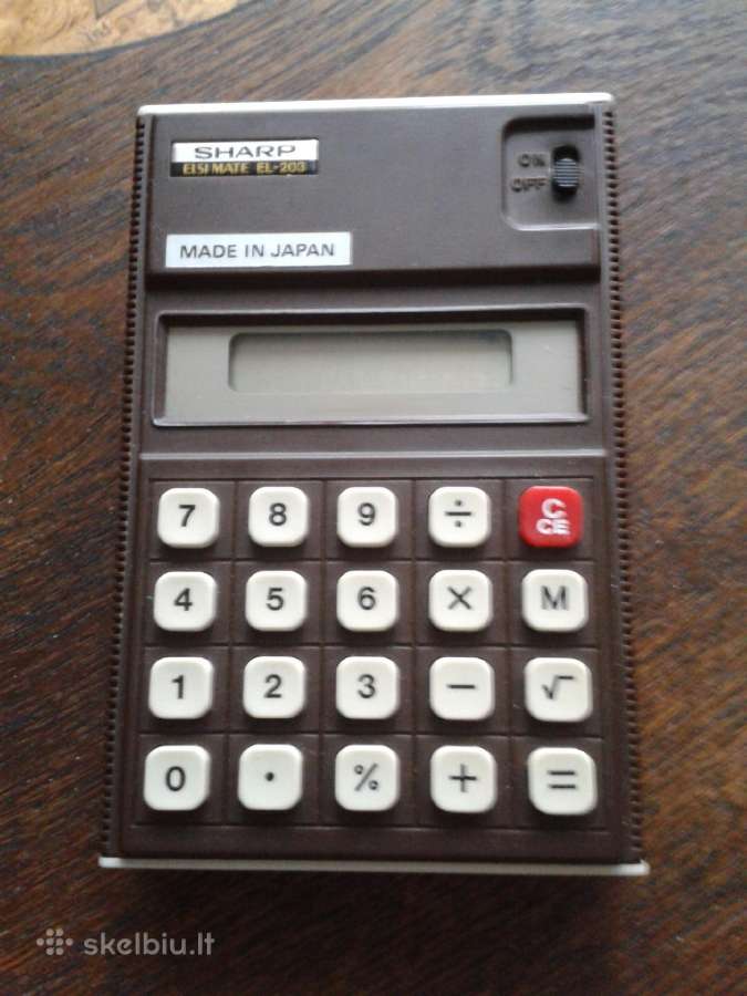 Skaičiuotuvai sharp,canon,elektronika,casio ir kt. - nuotraukos Nr. 14