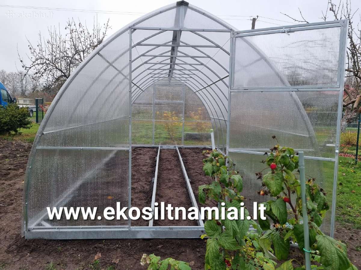 Pakeliamos lysvės, takeliai, pamatas šiltnamiui, - nuotraukos Nr. 13
