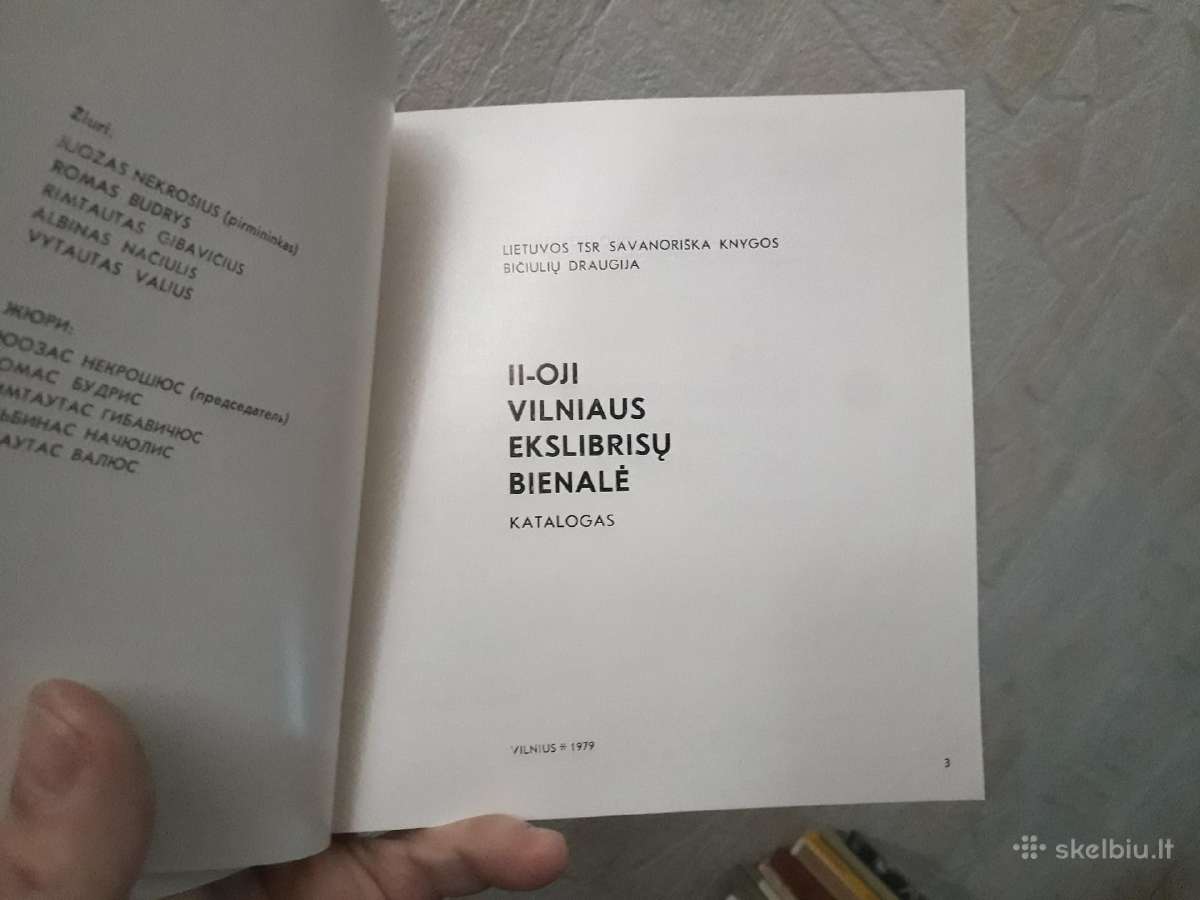 "II-oji Vilniaus eksibrisų bianalė" 1979 metai - nuotraukos Nr. 2