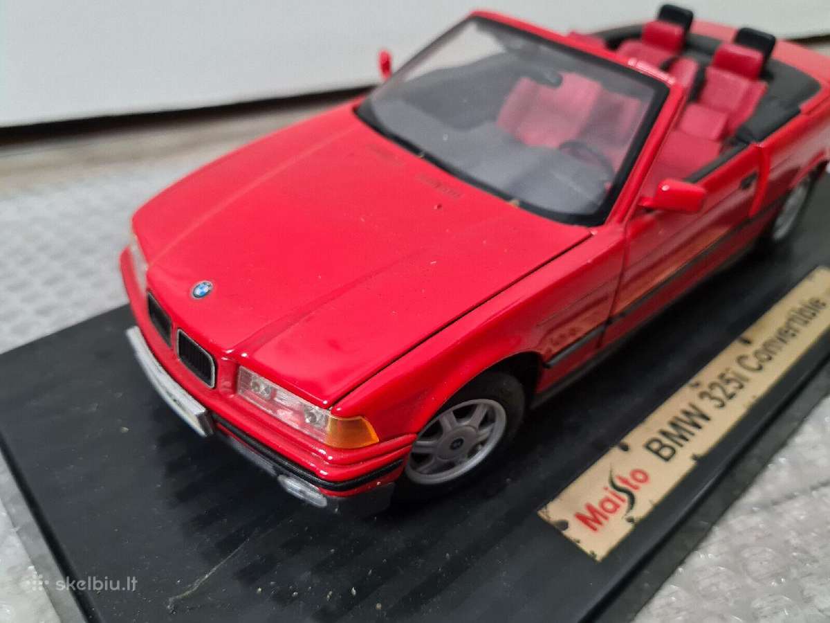 Bmw 3 serijos modeliukas e36 1993 kabrioletas - nuotraukos Nr. 2